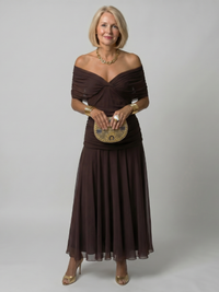 Violet & Grace | Abito Midi con Spalle Scoperte
