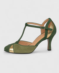 Olga | Elegante Scarpe con Tacco Verde