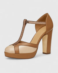 Emily | Scarpe con Tacco Marrone