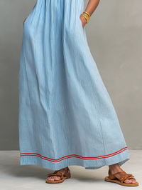 Priscille | Abito Maxi a Righe