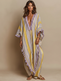 Margot | Abito Maxi a Righe