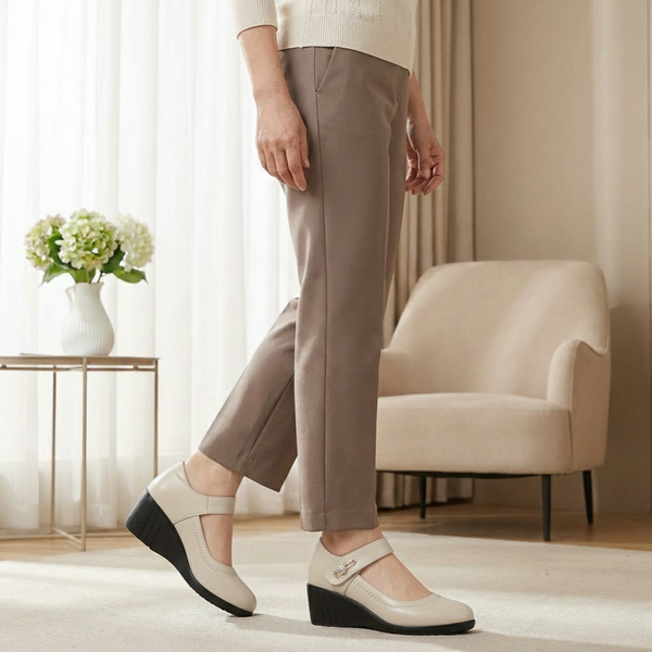 Camille | Elegante Scarpe con Tacco in Pelle Vegana