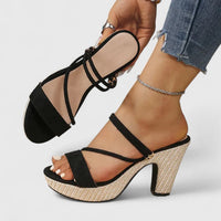 Justyna | Elegante Scarpe con Tacco Nero
