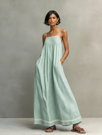 Priscille | Abito Maxi a Righe