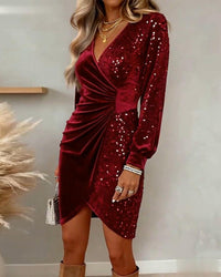 BRIAR | Abito Midi con Scollo a V