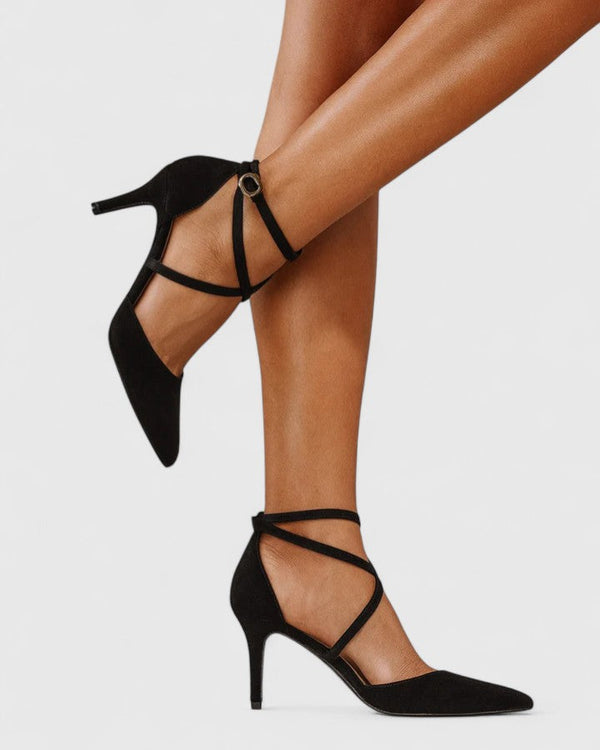 Sylvia | Elegante Scarpe con Tacco Nero