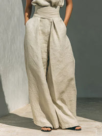 Florine | Pantaloni in Lino Senza Maniche