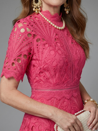 Juno | Abito Midi in Pizzo