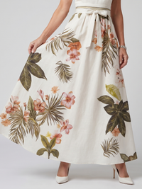 Meadow | Abito Maxi con Collo Halter Drappeggiato