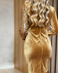 BRIAR | Abito Midi con Scollo a V