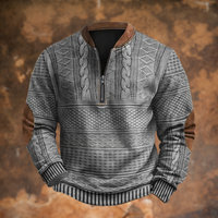 Maglione in Maglia con Zip