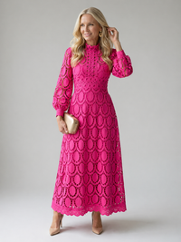 Violet & Grace | Abito Midi in Pizzo