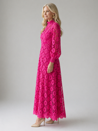 Violet & Grace | Abito Midi in Pizzo
