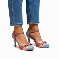 Monika | Elegante Scarpe con Tacco Blu