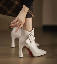 Oversized Buckle Ankle Boots | Stivali da Donna