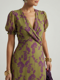 Violet & Grace | Abito Midi con Motivo Floreale