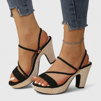 Justyna | Elegante Scarpe con Tacco Nero