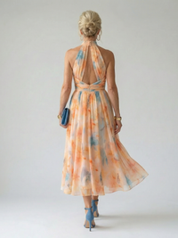 Violet & Grace | Abito Midi con Collo Halter