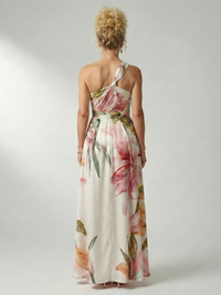 Amiel | Abito Maxi con Motivo Floreale