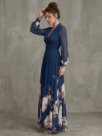 Ziva | Abito Maxi Plissettato