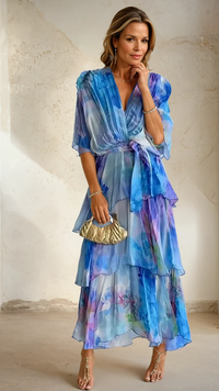 Violet & Grace | Abito con Motivo Floreale