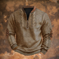Maglione in Maglia con Zip