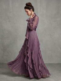 Demetria | Abito Maxi con Volant