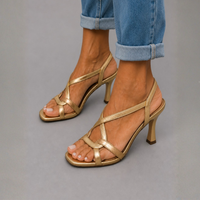 Soleil | Elegante Sandali Oro