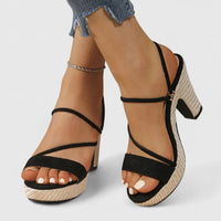Justyna | Elegante Scarpe con Tacco Nero