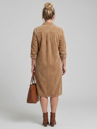 Pema | Abito Midi a Maniche Lunghe con Tasche