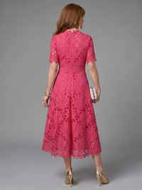Juno | Abito Midi in Pizzo