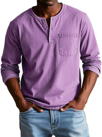 Connor | Retrò Camicia da Uomo a Maniche Lunghe