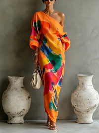 Soraya | Abito Maxi Monospalla