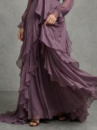 Demetria | Abito Maxi con Volant