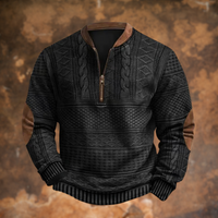 Maglione in Maglia con Zip