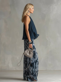 Ludovica | Pantaloni con Collo Halter