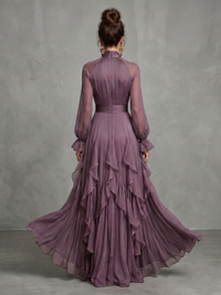 Demetria | Abito Maxi con Volant