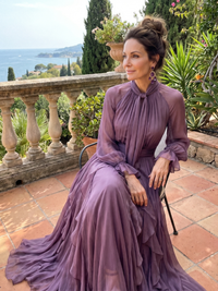 Demetria | Abito Maxi con Volant