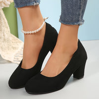 Wide-Toe Heels | Scarpe con Tacco in Pelle Vegana
