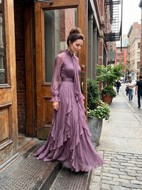 Demetria | Abito Maxi con Volant