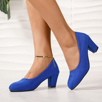 Wide-Toe Heels | Scarpe con Tacco in Pelle Vegana