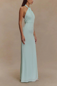 Bronte | Abito Maxi con Collo Halter