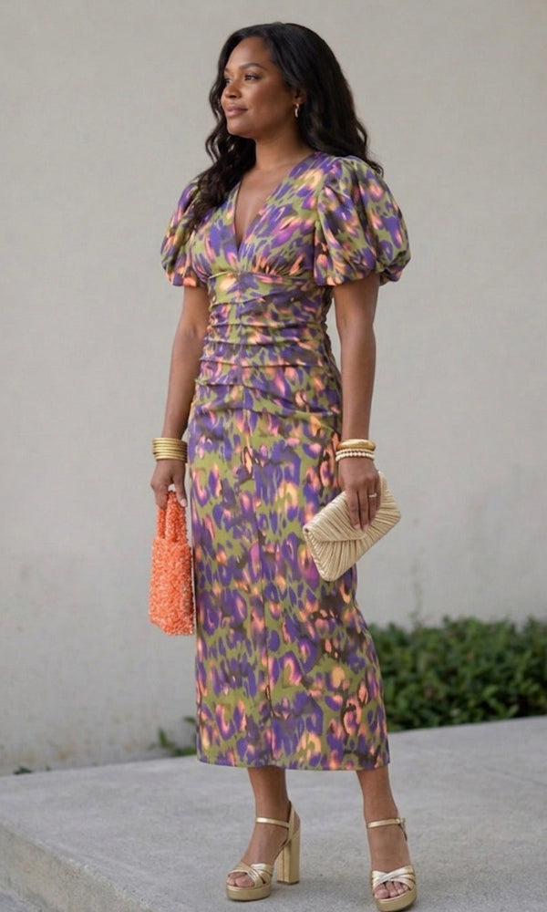Violet & Grace | Abito con Maniche a Sbuffo