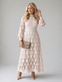 Violet & Grace | Abito Midi in Pizzo