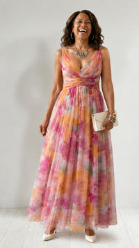 Violet & Grace | Abito Maxi a Portafoglio