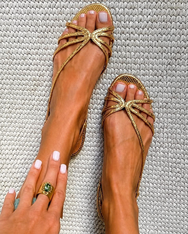 Camille | Sandali Oro
