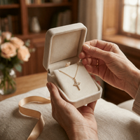 Cross & Crown | Collana Oro