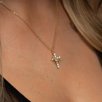 Cross & Crown | Collana Oro