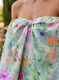Lindaraja | Abito Maxi con Motivo Floreale