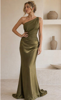 Violet & Grace | Elegante Abito Maxi in Raso